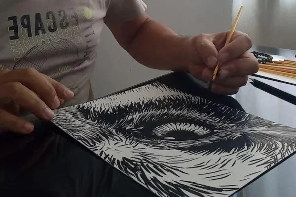 Ilustraciones en tinta china y digital